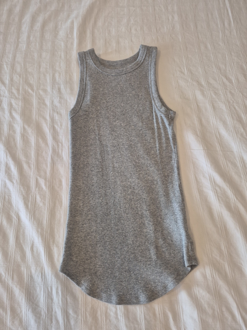 A New Day Womens' Heather Gray Ribbed Tank